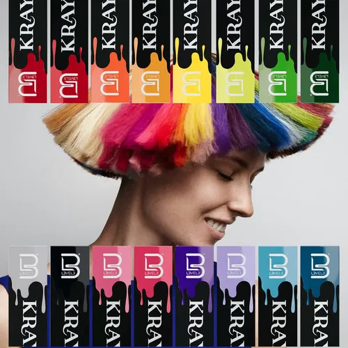 Tinte De Cabello Level 3 Semipermanente Tonos Fantasía 100ml Tono Azul