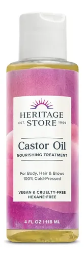 Tratamiento Capilar Con Aceite De Ricino Heritage Store, 120