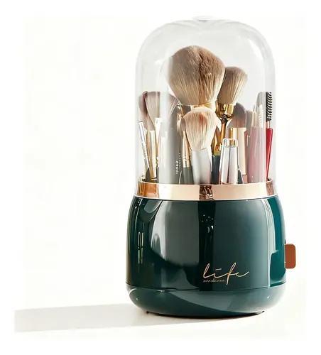 La Caja De Almacenamiento De Brochas De Maquillaje Con Tapa