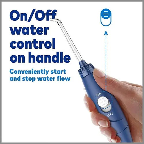 Waterpik Aquarius Wp-673, Hilo Dental, Color Azul Azul