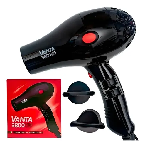 Vanta 3800 Mini Compact Secador De Pelo Profesional 1800w 3c