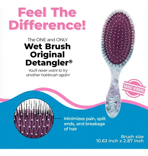 Cepillo De Pelo Wet Brush Original Detangler Mineral Pink Fo