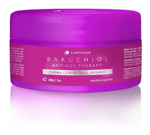 Carthage Crema Antiage Therapy Con Retinol Vegano Bakuchiol 200g