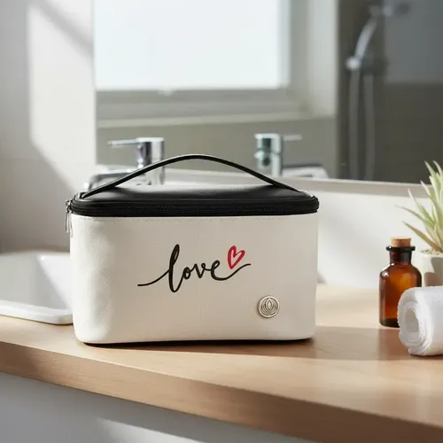 Neceser Portacosméticos Cúbico Love Organizador Maquillaje