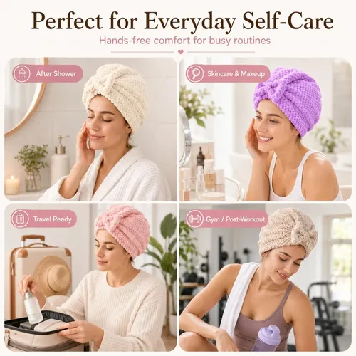 Gorro De Baño Con Bonito Lazo De Terciopelo Coral Para Mujer