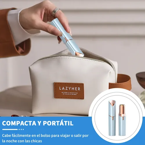 . Depiladora Facial Eléctrica Recargable Usb Con Luz Led, .