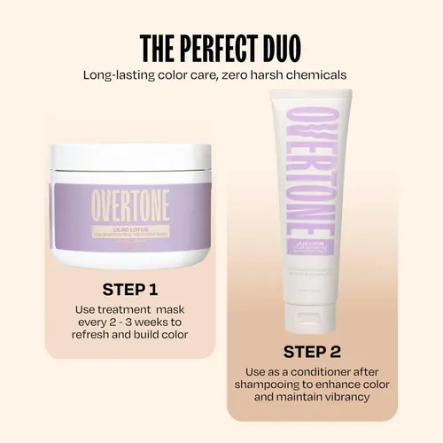 Mascarilla Capilar Overtone Lilac Lotus 237ml