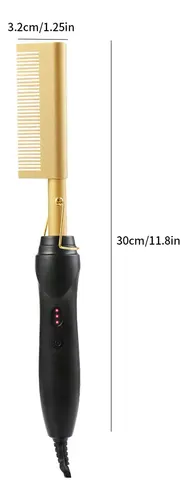 Peine Liso Eléctrico Hot Comb Para Alisar El Cabello