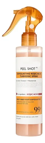 P/j Spray Esfoliante Corporal Shot Peeling Facial Ácido