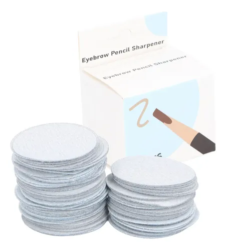Sacapuntas Para Cejas Duckbill, Papel De Lija, 100 Unidades