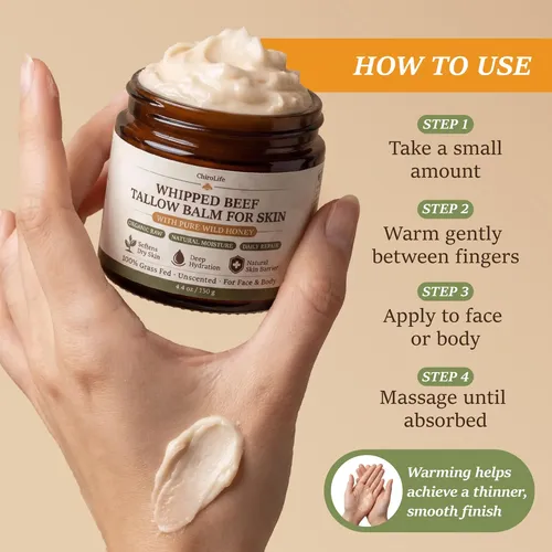 Hidratante Para La Piel Chirolife Con Sebo De Res Alimentado