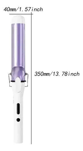 Rizador De Pelo Con Tenazas De 40 Mm, 120 °c-210 °c,