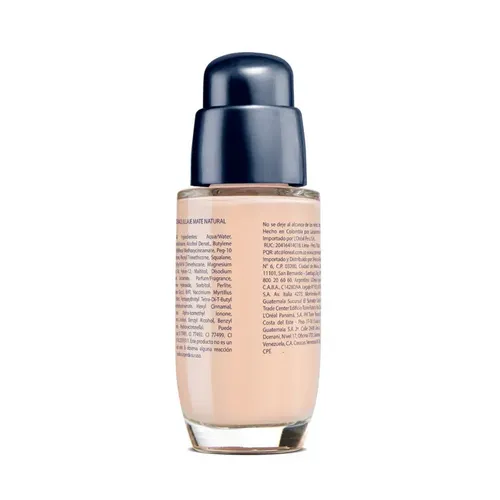 Base de Maquillaje Vogue Mate Natural Tono Natural