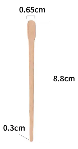 Palitos De Cera De Madera Y Espátulas De Depilación B6