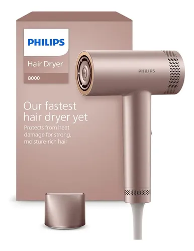 Secador De Pelo Philips Iónico Serie 8000 Bhd837 Motor Bldc sin escobillas
