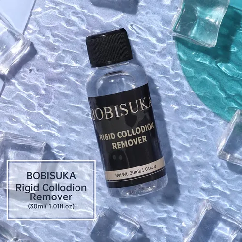 Removedor De Colodión Rígido Bobisuka, 30 Ml, Maquillaje Líq