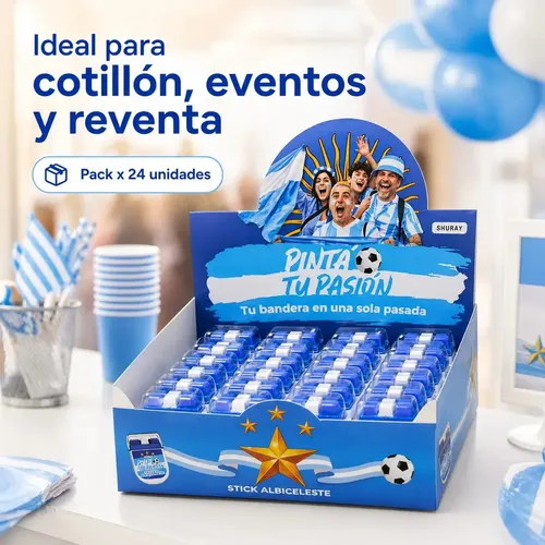 Pintura Facial Argentina Stick Maquillaje Artístico X24