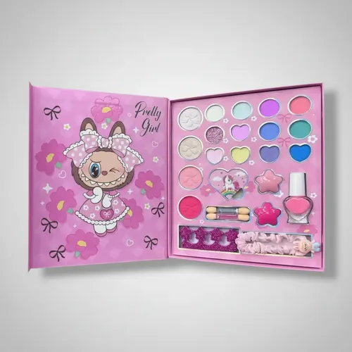 Paleta O Kit Estuche De Maquillaje Labubu Para Niña Spa