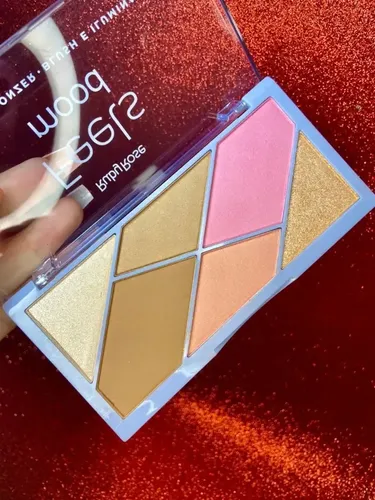 Paleta De Bronzer Rubor Iluminador Feels Mood Ruby Rose