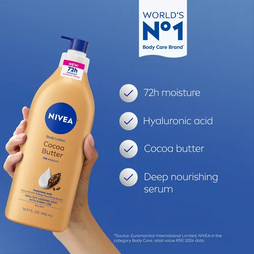 Loción Corporal Con Manteca De Cacao Nivea, Botella Dosificadora