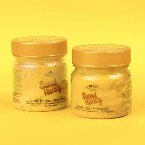 Kit Corporal Anticelulitico Manteca Y Exfoliante Miel