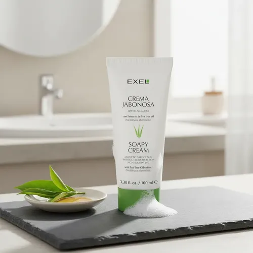 Crema Jabonosa Facial Exel Piel Acnéica X 100 Ml.