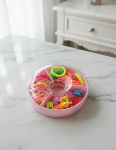 Set Colitas Y Broches Para El Pelo- Infantil-souvenir Donuts