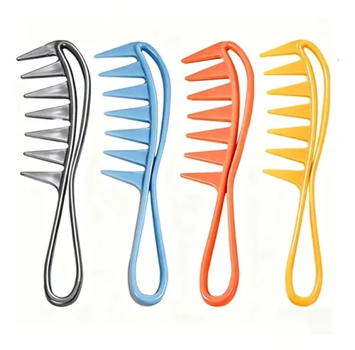 Peine Afro Para Cabello Rizado Y Lacio