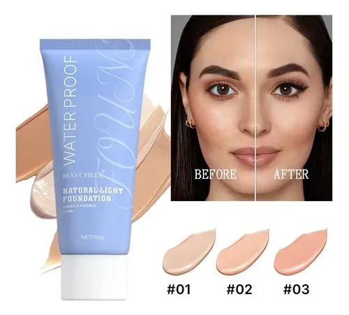 Kit De 1pc Polvo Facial Oil Control Y 1pc Bb Cream