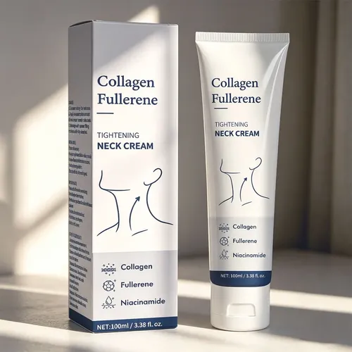 Crema Para Cuello Colágeno Fullereno Antiarrugas 100ml