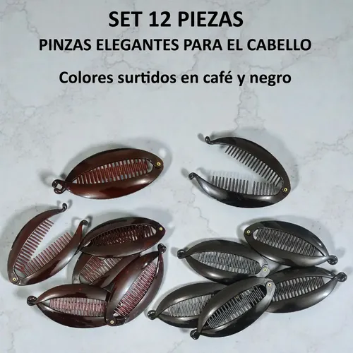C 5 Pinzas Cabello Broche Hair Clips Sujetador Pelo –