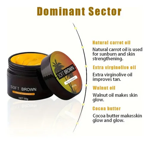 Autobronceador Corporal Crema Tono Brown 50g Hidratante