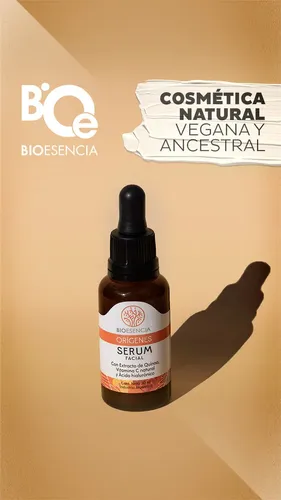 Sérum Facial Bioesencia Orígenes Ácido Hialurónico Vitamina C 30ml Antiedad