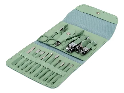 Set 16 Piezas De Manicura Pedicura Gadnic Higiene Personal