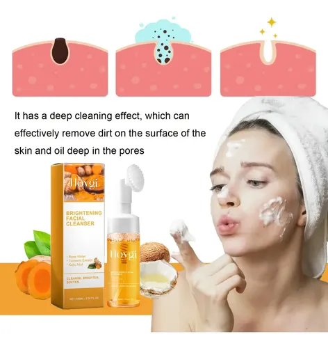 Qdfc Fc Leche Limpiadora De Cúrcuma 100 Ml*2 Limpieza Hh7