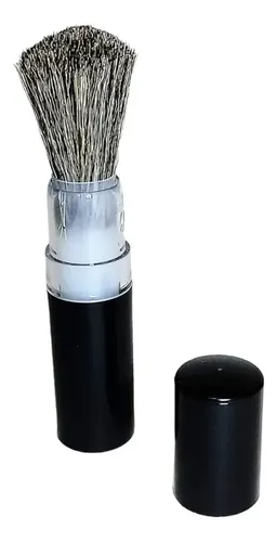 Brocha Maquillaje Retractil Rubor Brush Cartera Beige