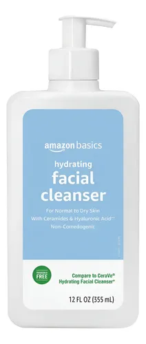Limpiador Facial Hidratante Amazon Basics 355 Ml Piel