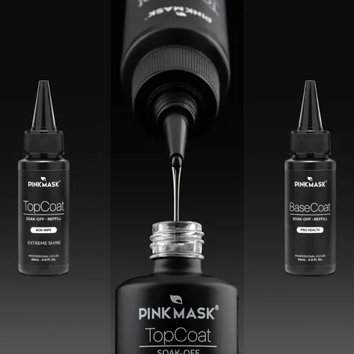 Pink Mask Semipermanente Reffill 001 Base Coat 60ml Color Transparente