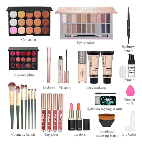 Kit Maquillaje Completo Con Maletín Organizador