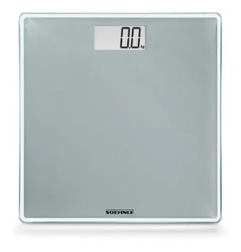 Balanza De Baño Digital Leifheit Soehnle Compact 300 Silver Color Plateado