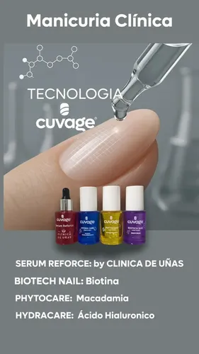 Fortalecedor De Uñas Con Macadamia Esmalte Cuvage Traslucido