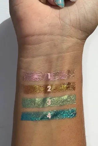 Liquid Eyeshadow Dapop-sombra Líquida Duo Cromo-seca Rápido Color 1