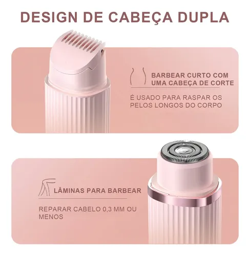 S Depiladora Eléctrica Doble For Mujer, Maquinilla De F