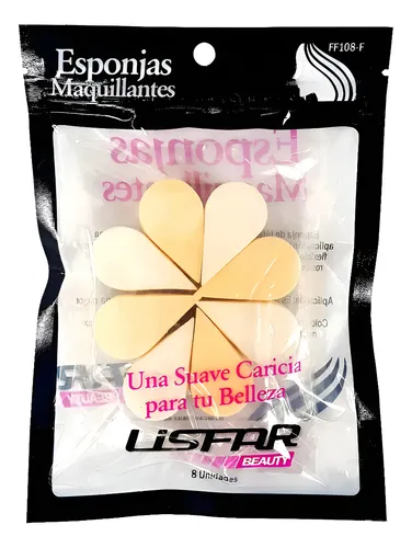 Esponja Maquillantes Lisfar X 8u. Ff108-f