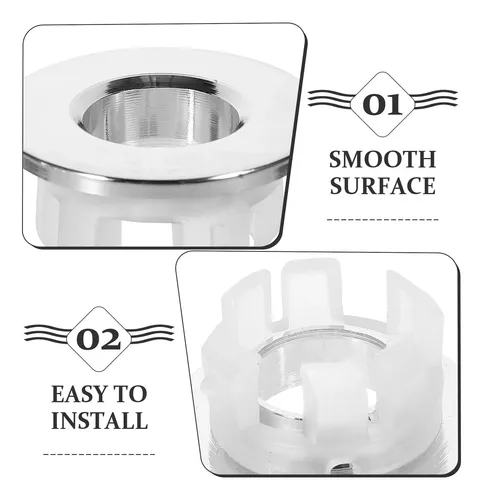 Anillo De Desbordamiento Para Lavabo De Cocina, 4 Piezas