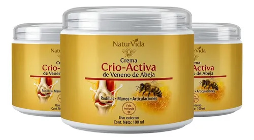 Naturvida Crema Rodillas Caderas Espalda Efecto Frío100m 3×2