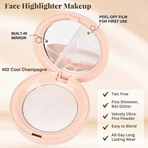 Iluminador Rostro Y Cuerpo Silky Radiance #02 Cool
