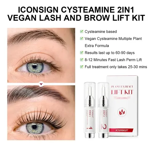 Kit Lifting De Pestañas Vegano Paso 1 Y 2 Iconsing