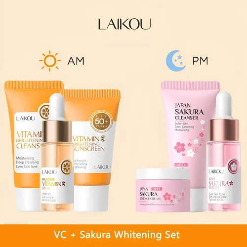 Set Laikou Day & Night Skincare De 6 Piezas For Hidratación