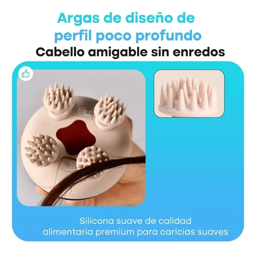 Aparato Masaje Craneal Eléctrico Recargable